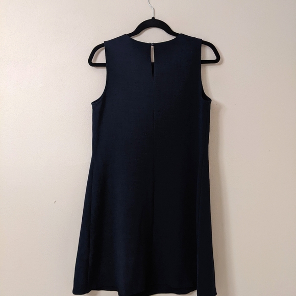 NWT Sandra Darren Navy Blue Business Dress - Picture 7 of 11